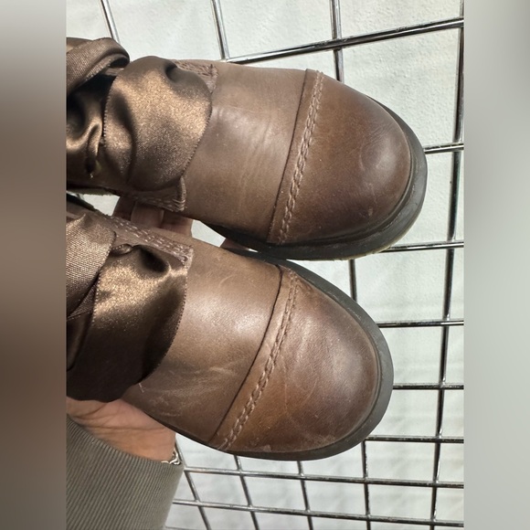 Doc Martens Dark Brown Womens Combat Boots Aimilita AW004 US6 EU 37 - Picture 12 of 13